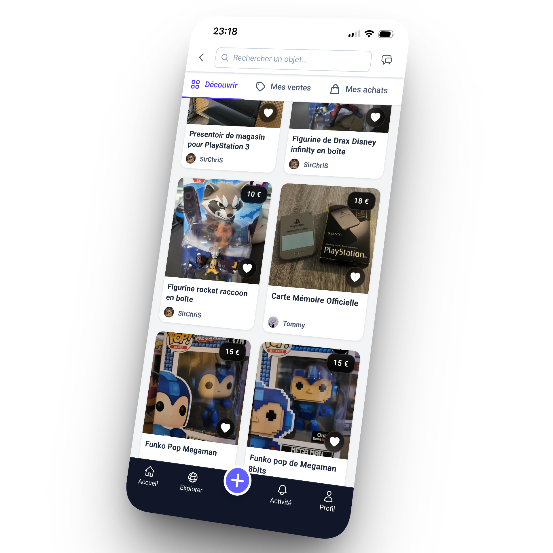 Marketplace à venir